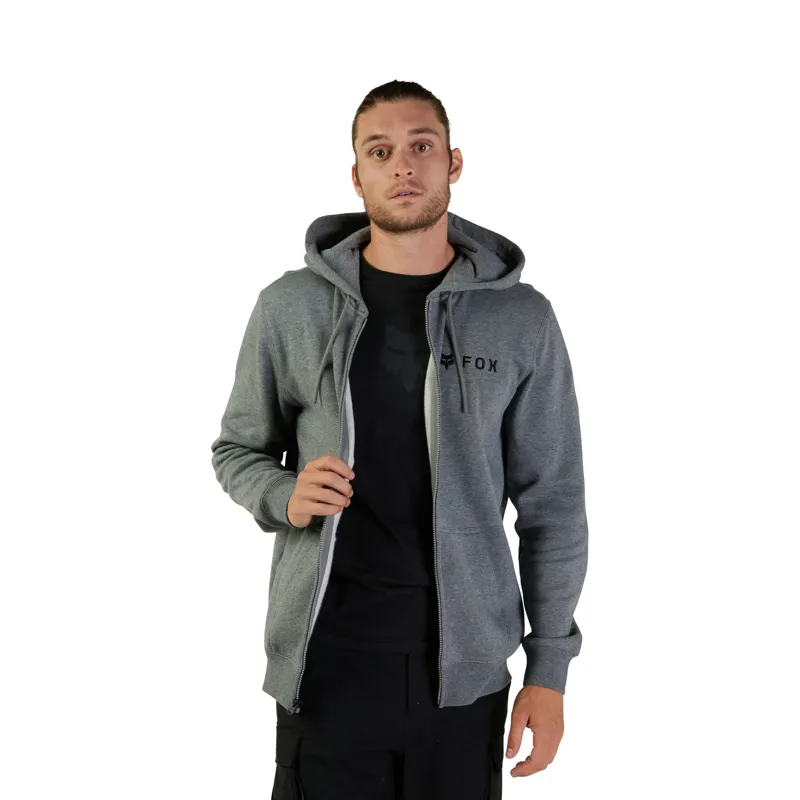 Fox Absolute Zip Fleece Hoodie in Heather Graphite-4